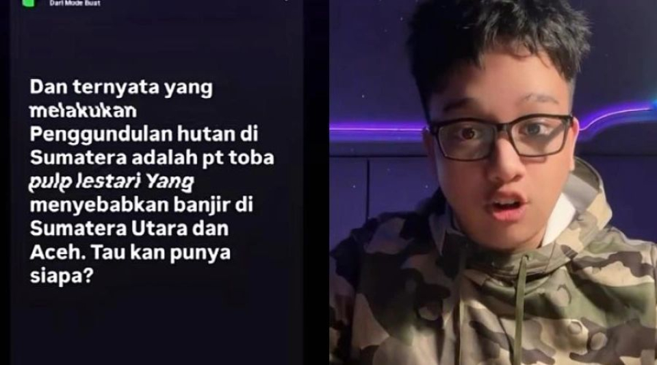 Anak Purbaya Spill Dugaan Dalang Dibalik Banjir Bandang Sumatera, Siapa?