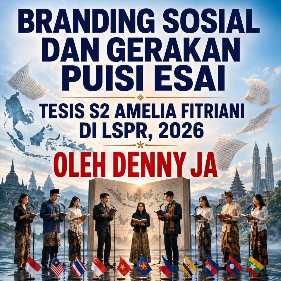 Branding Sosial Dan Gerakan Puisi Esai - Tesis S2 Amelia Fitriani di LSPR, 2026