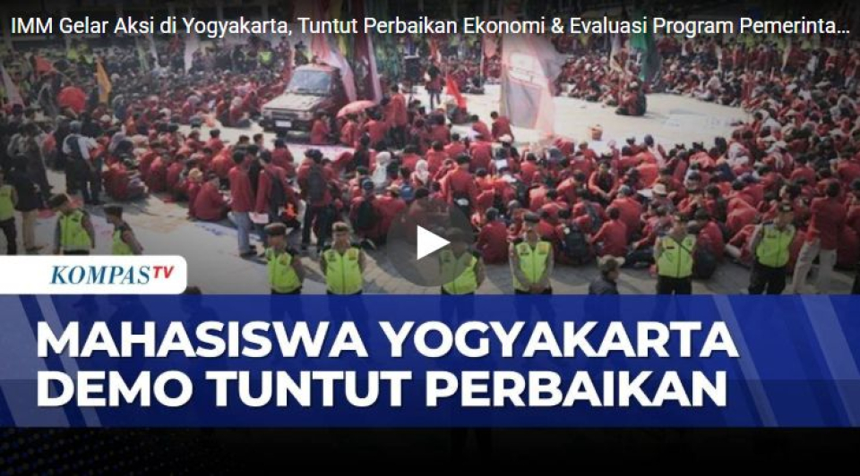 IMM Gelar Aksi di Yogyakarta, Tuntut Perbaikan Ekonomi &amp; Evaluasi Program Pemerintah