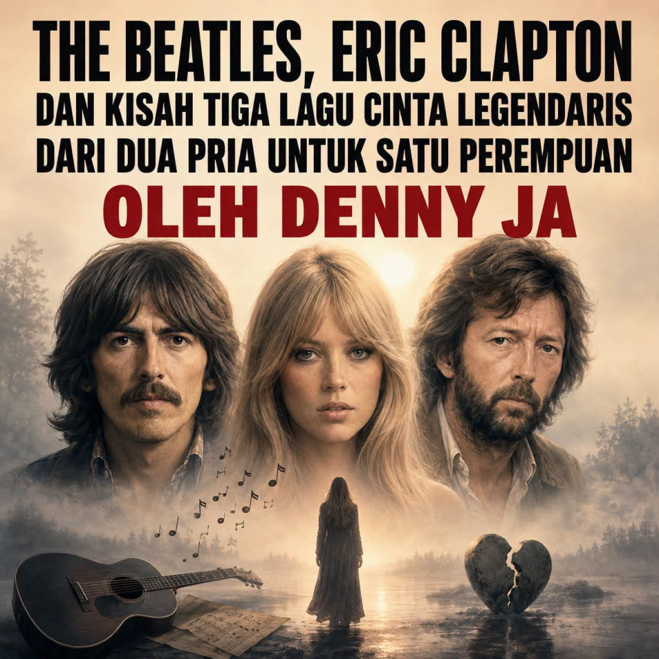 The Beatles, Eric Clapton Dan Kisah Tiga Lagu Cinta Legendaris Dari Dua Pria Untuk Satu Perempuan Yang Sama