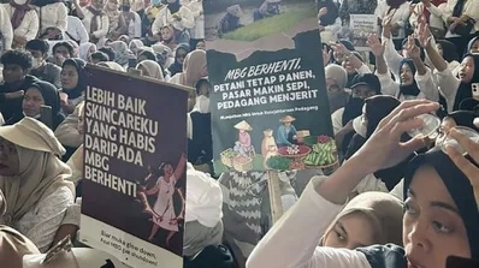 Demo Dukung MBG di Tangerang, Peserta Mengaku Diberi Rp50 Ribu