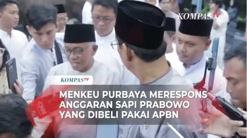 Prabowo Gunakan Rp100 Miliar APBN untuk 1.098 Sapi Kurban, Menkeu Mengaku Tak Tahu!