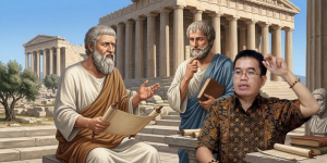 Percakapan Hayal Plato-Aristoteles tentang Demokrasi Indonesia