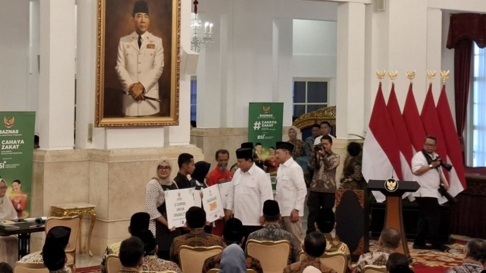 Prabowo Berandai Dana Zakat Dipakai Hapus Kemiskinan Ekstrem