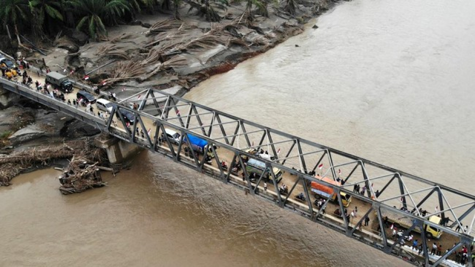 Kembali Terhubung, Jembatan Krueng Tingkeum Bireuen Sudah Bisa Dilalui