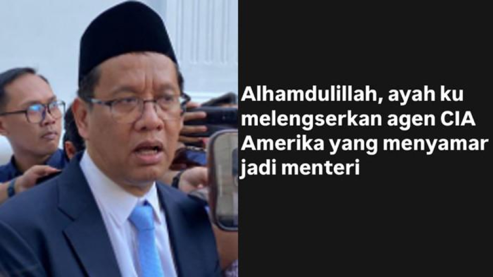 Ayahnya Gantikan Sri Mulyani Jadi Menkeu, Anak Purbaya Yudhi : Ayahku Melengserkan Agen CIA Amerika