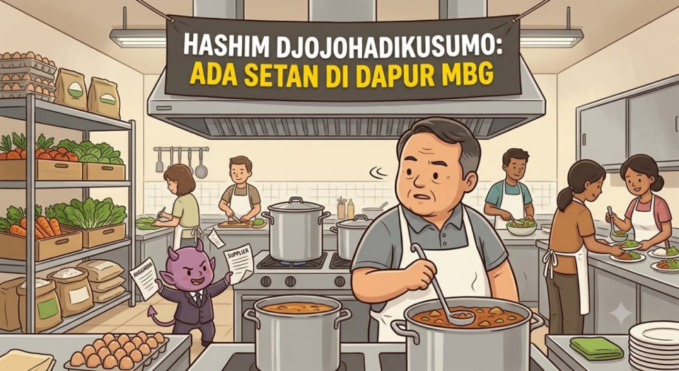 Hashim Djojohadikusumo: Ada Banyak Setan di Dapur MBG
