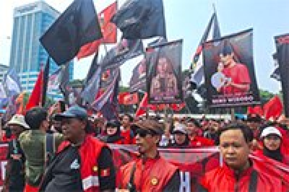 Buruh tidak Percaya Pidato Prabowo di May Day: Hanya Gimmick, Kami Sudah Muak !