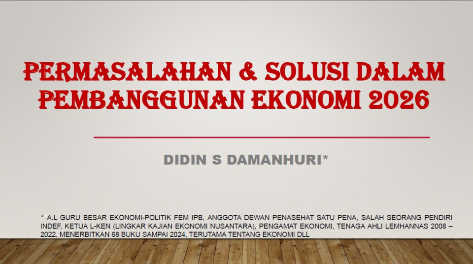 Permasalahan &amp; Solusi Dalam Pembangunan Ekonomi 2026