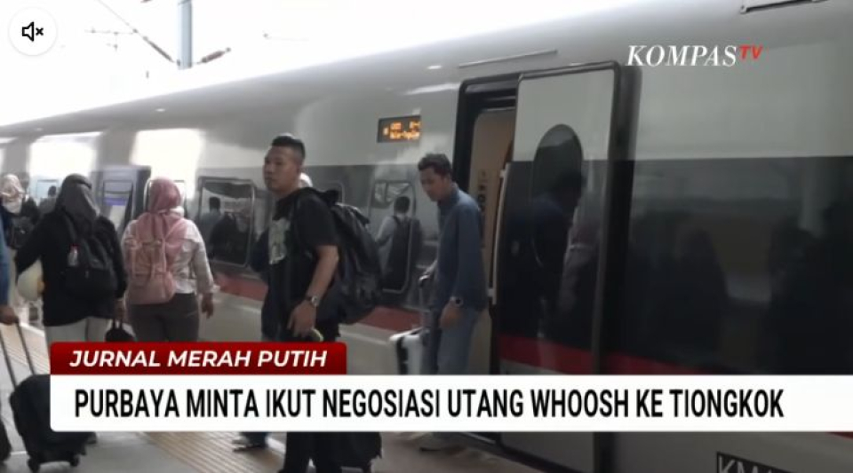 Menkeu Purbaya Berharap Ikut Negosiasi Utang Kereta Cepat Whoosh ke Tiongkok