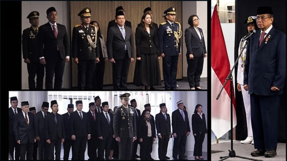 Peringatan Hari Lahirnya Pancasila digelar di Kedutaan Besar RI, Washington DC-AS, Selasa, 2 Juni 2026, dipimpin Duta Besar RI, Indroyono Soesilo dan diikuti seluruh Pimpinan &amp; Staff KBRI Washington DC.   