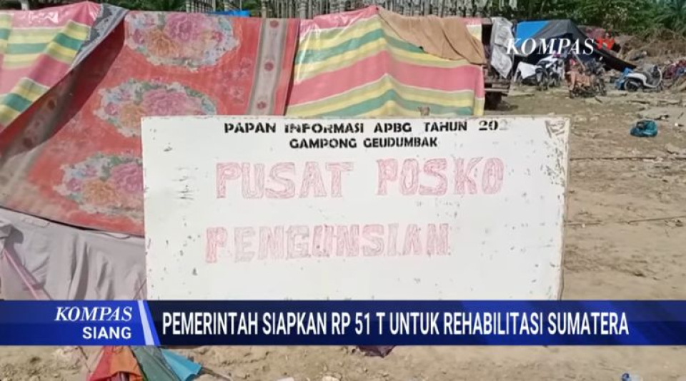 Pemerintah Siapkan Rp51 Triliun untuk Rehabilitasi Sumatera